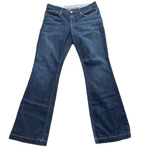 Gap Jeans Women 31/12 L Flare Long Lean Mid Rise Stretch Trouser